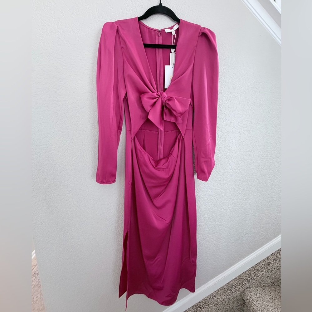 WAYF cutout midi dress